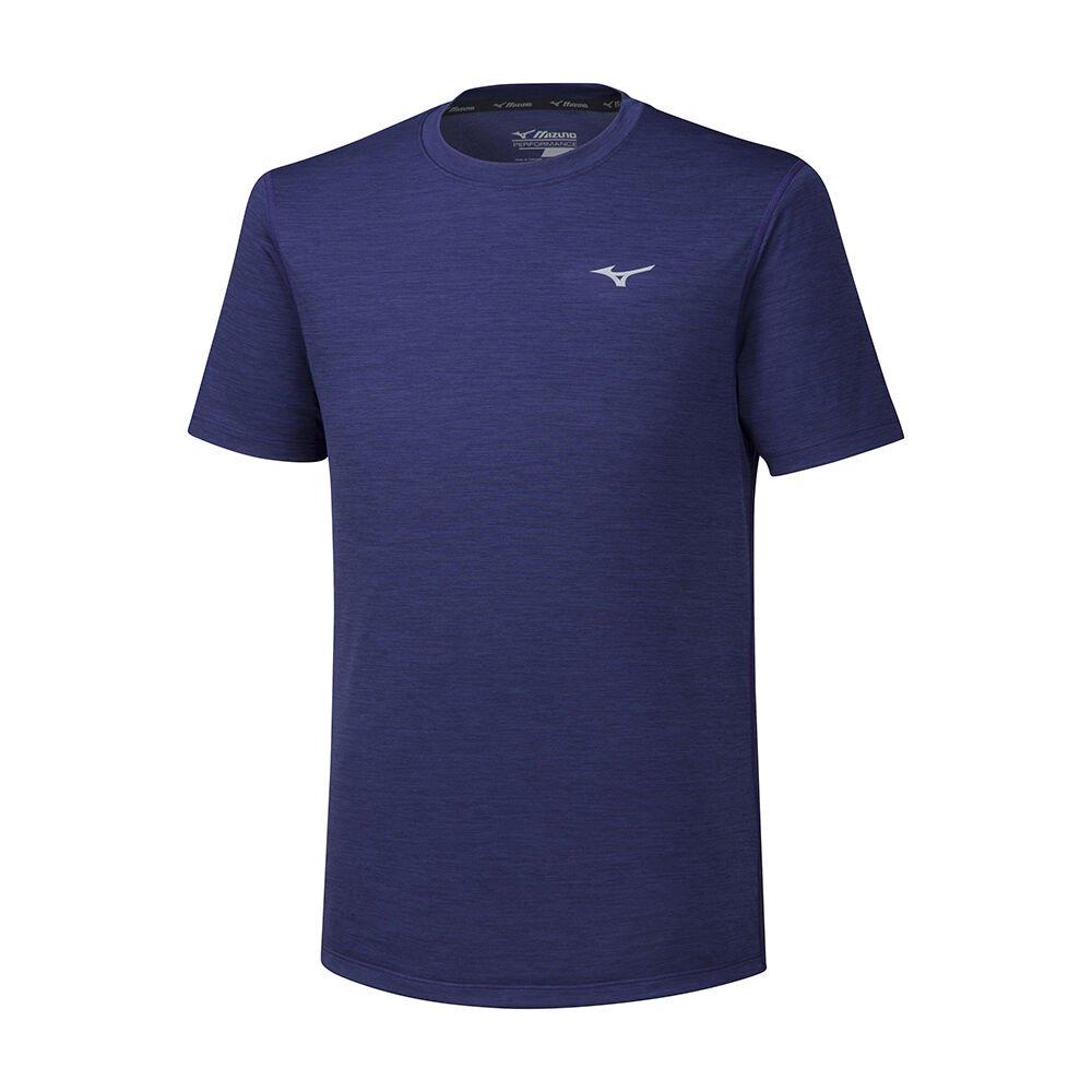 Mizuno Men's T-Shirts Impulse Core Peacock - VAGOLTS-94